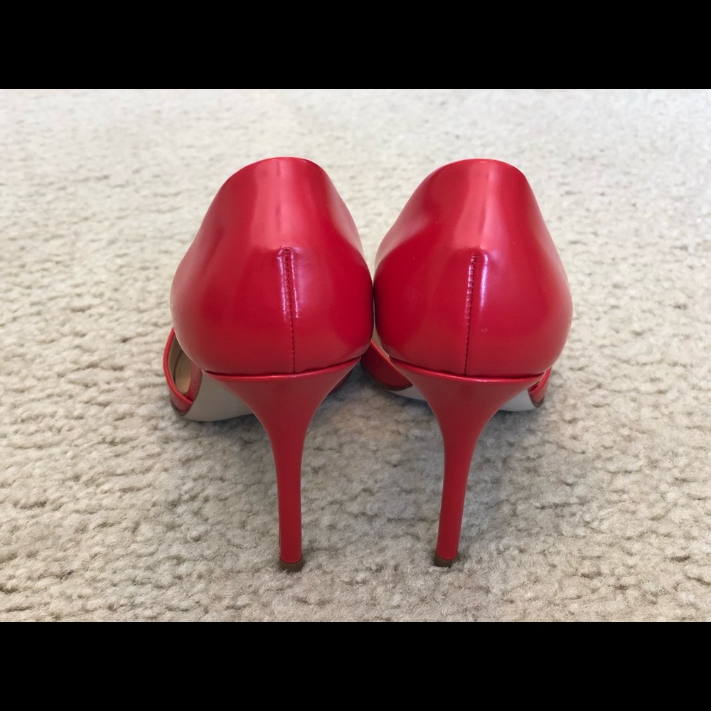 J.Crew Elsie Glossy Red D’Orsay Heels $278 - Picture 4 of 7
